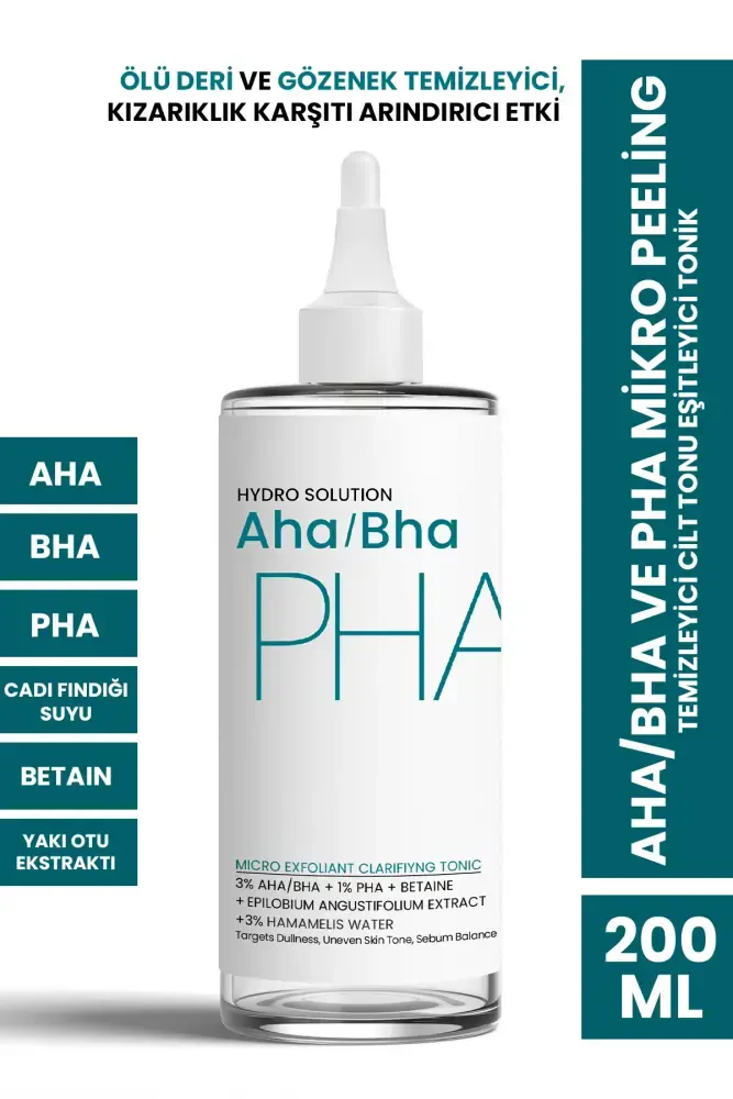HYDRO SOLUTION Aha+Bha+Pha Tonic 200 ML - PROCSIN
