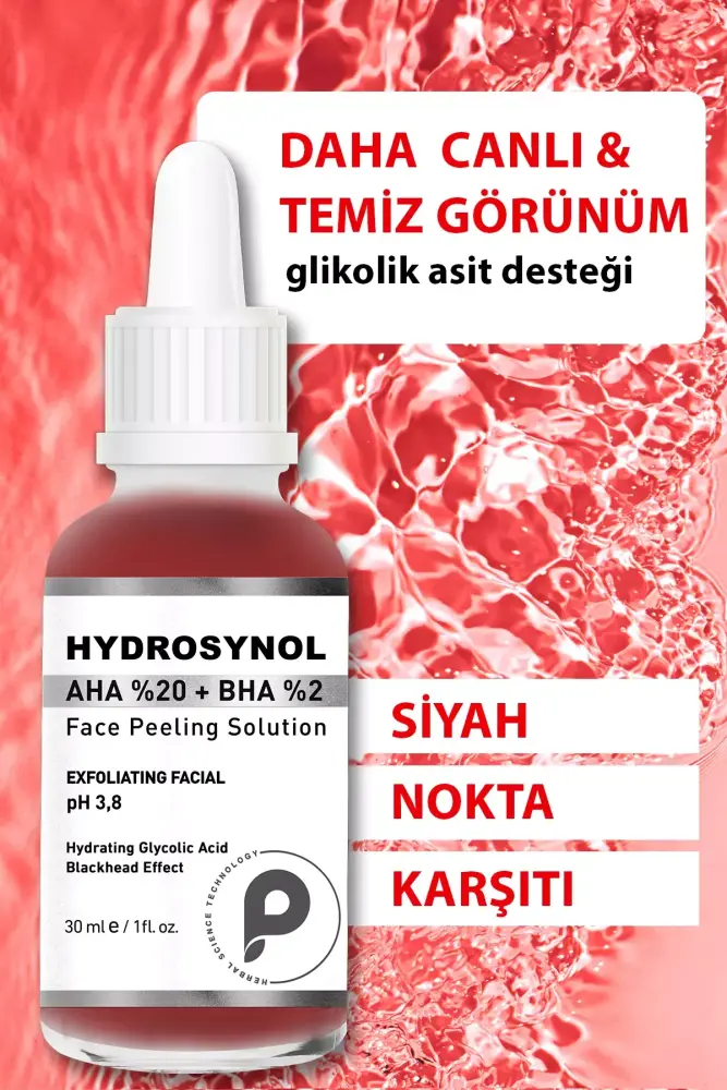 PROCSIN Hydrosynol Ton Eşitleyici Aha %20 Bha %2 Peeling Serum 30 ML - 5