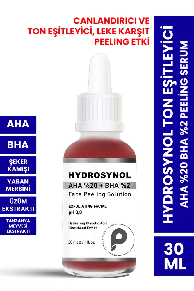 PROCSIN Hydrosynol Ton Eşitleyici Aha %20 Bha %2 Peeling Serum 30 ML - 1