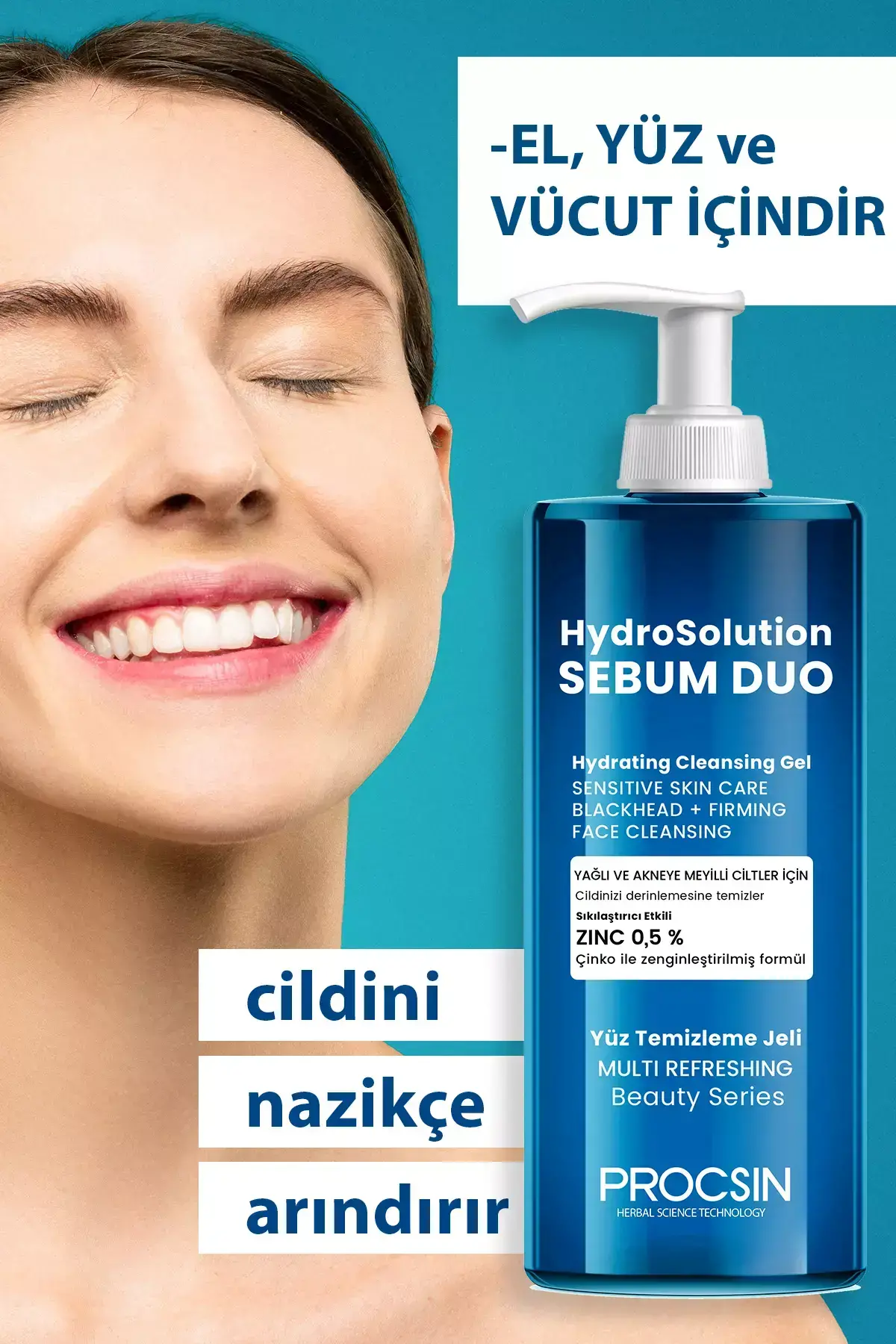 PROCSIN Hydrosolution Facial Cleansing Gel 200 ML - 4
