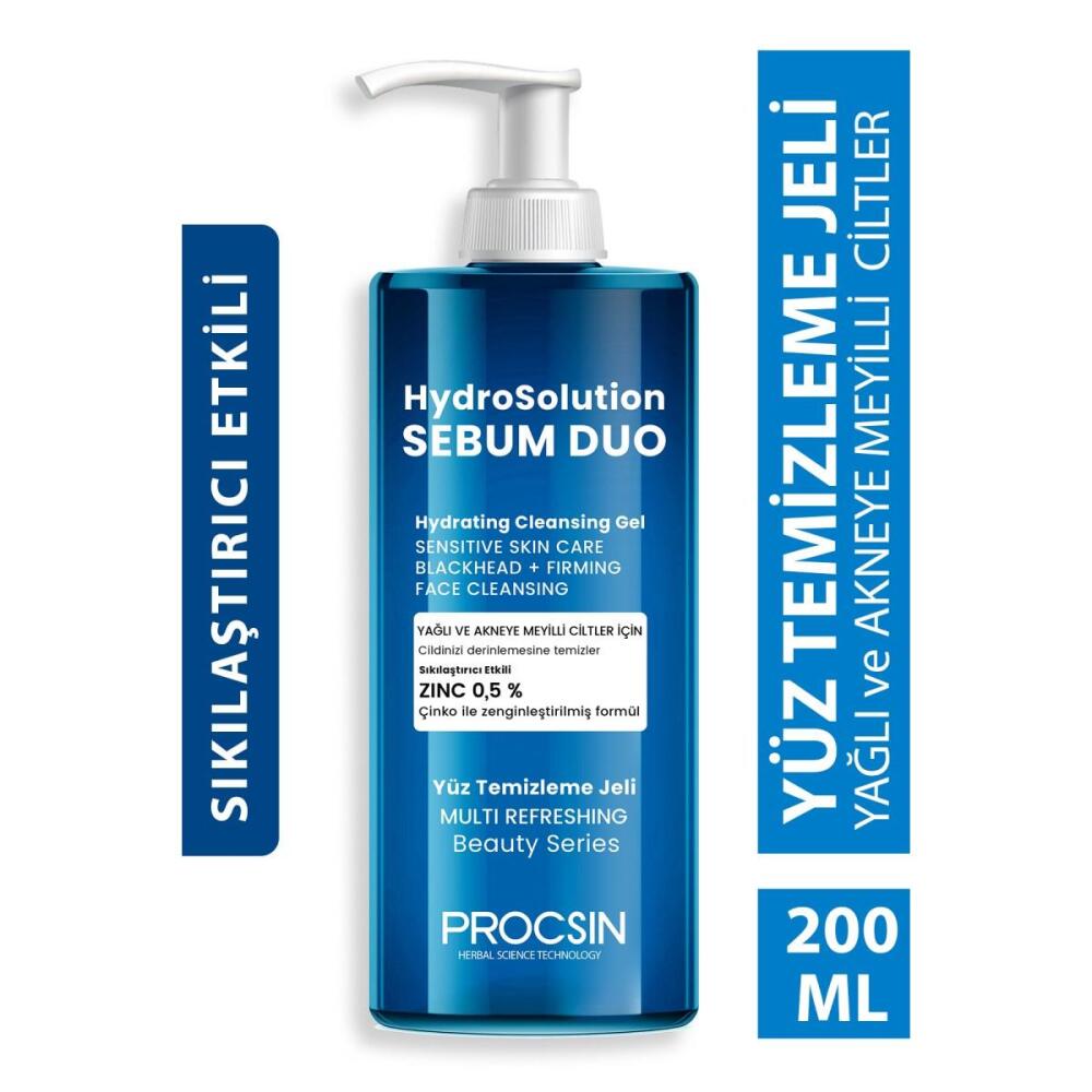 PROCSIN Hydrosolution Yüz Temizleme Jeli 200 Ml - PROCSIN