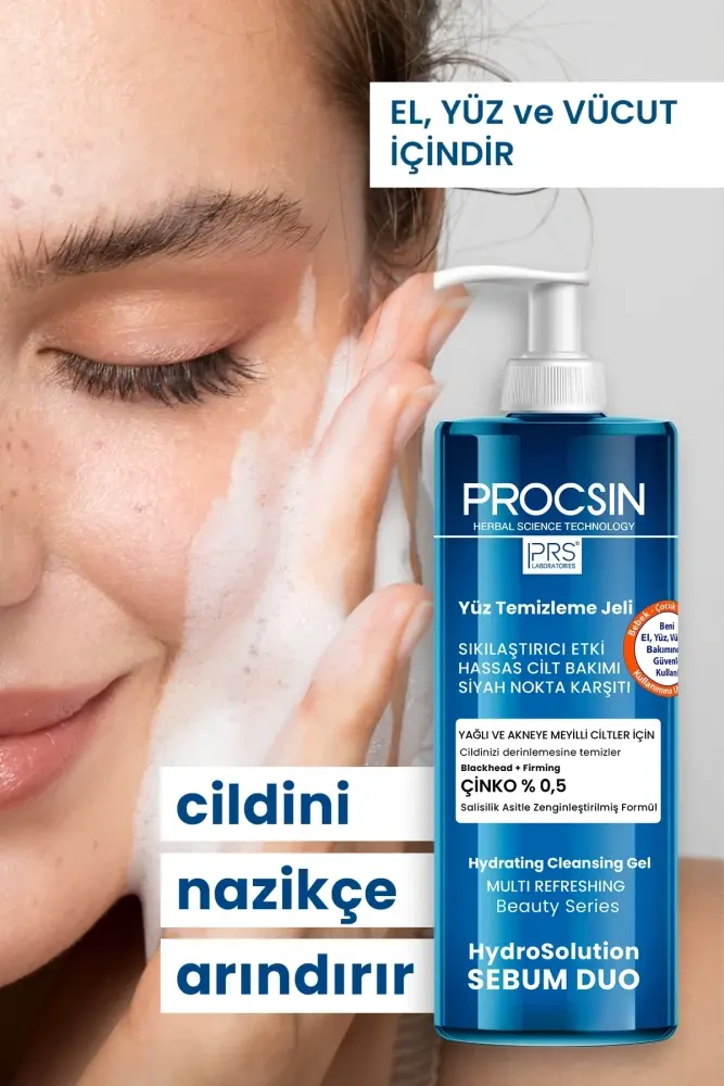 PROCSIN Hydrosolution Yüz Temizleme Jeli 200 Ml - 3