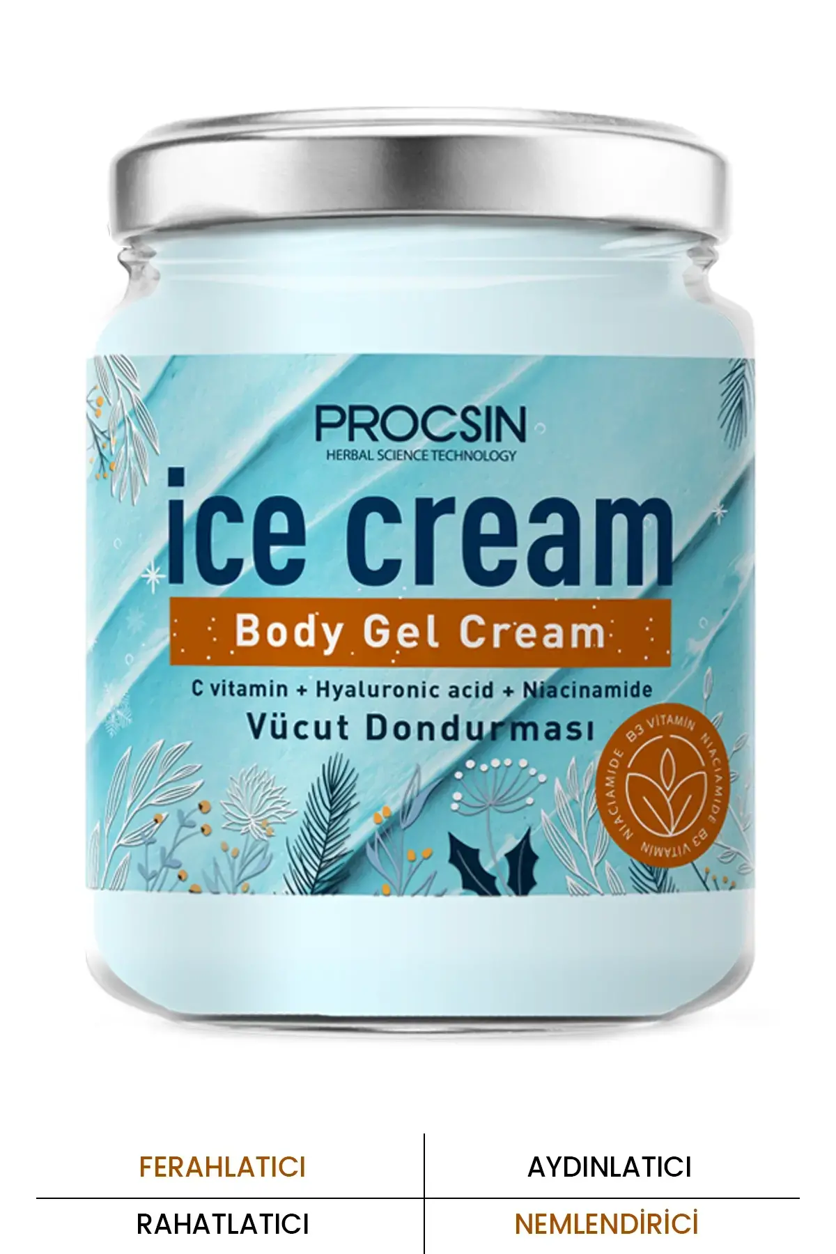 PROCSIN Icecream Body Gel Cream 190 ML - 1