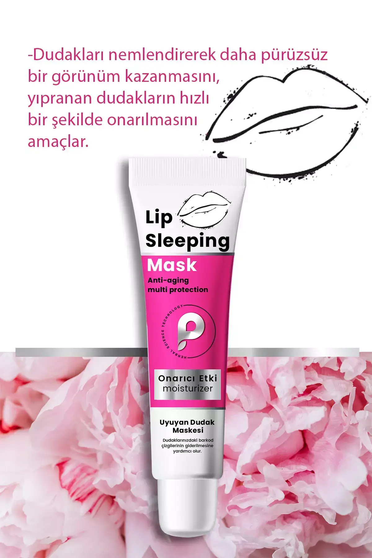 PROCSIN Nemlendirici ve Onarıcı Dudak Maskesi Lip Sleeping Mask 15 ML - 5