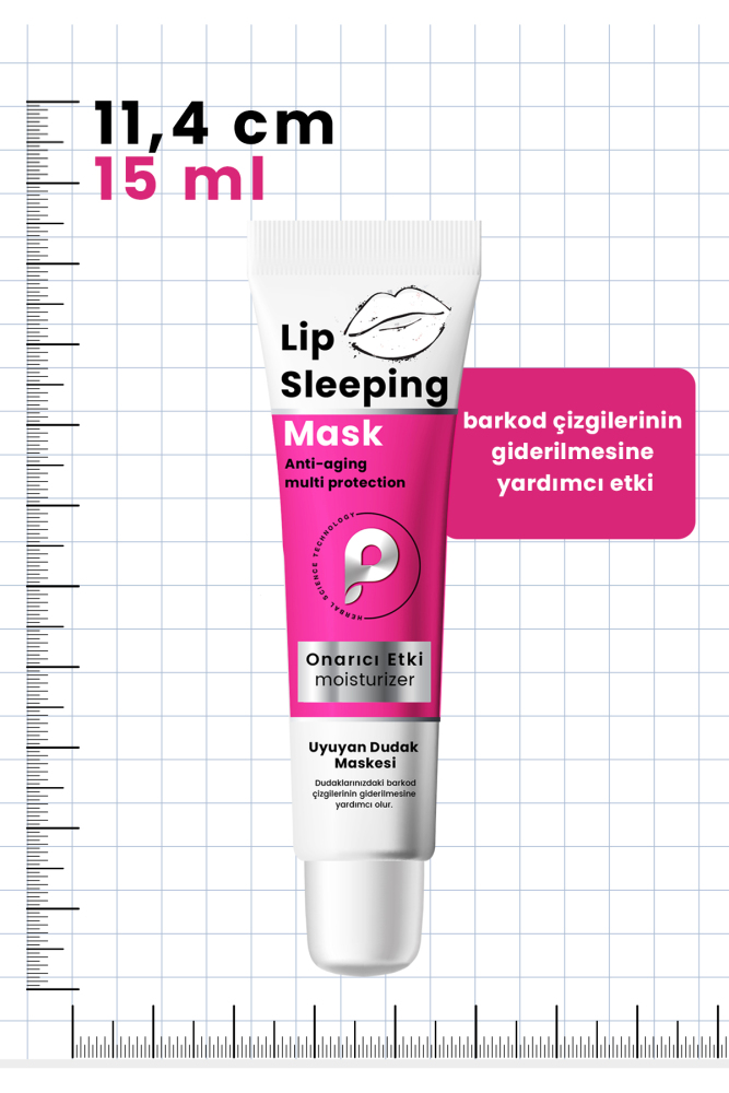 PROCSIN Nemlendirici ve Onarıcı Dudak Maskesi Lip Sleeping Mask 15 ML - 4