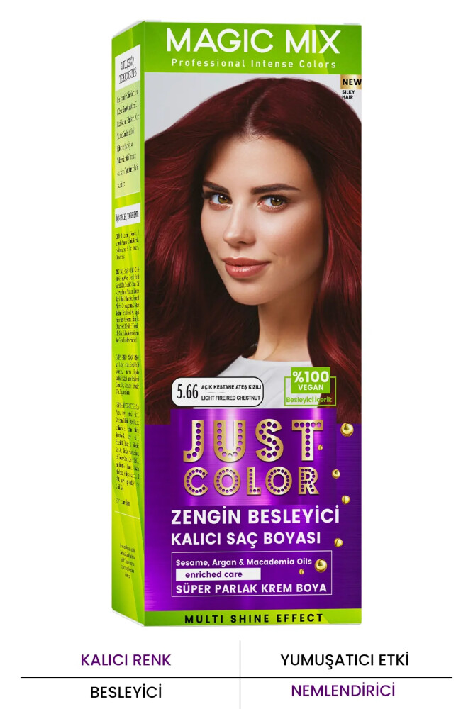 PROCSIN Magic Mix COLOR KIT 5.66 LIGHT CHESTNUT FIRE RED - PROCSIN