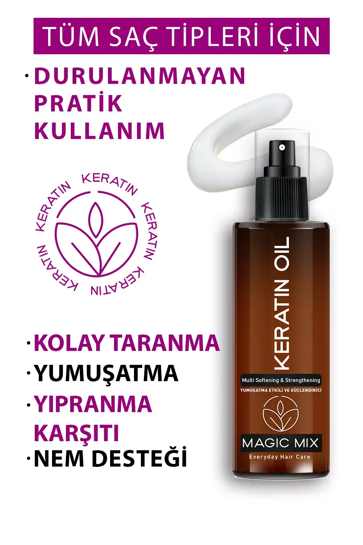 PROCSIN Magic Mix Keratin Oil for Extremely Damaged Hair 110 ML - 4
