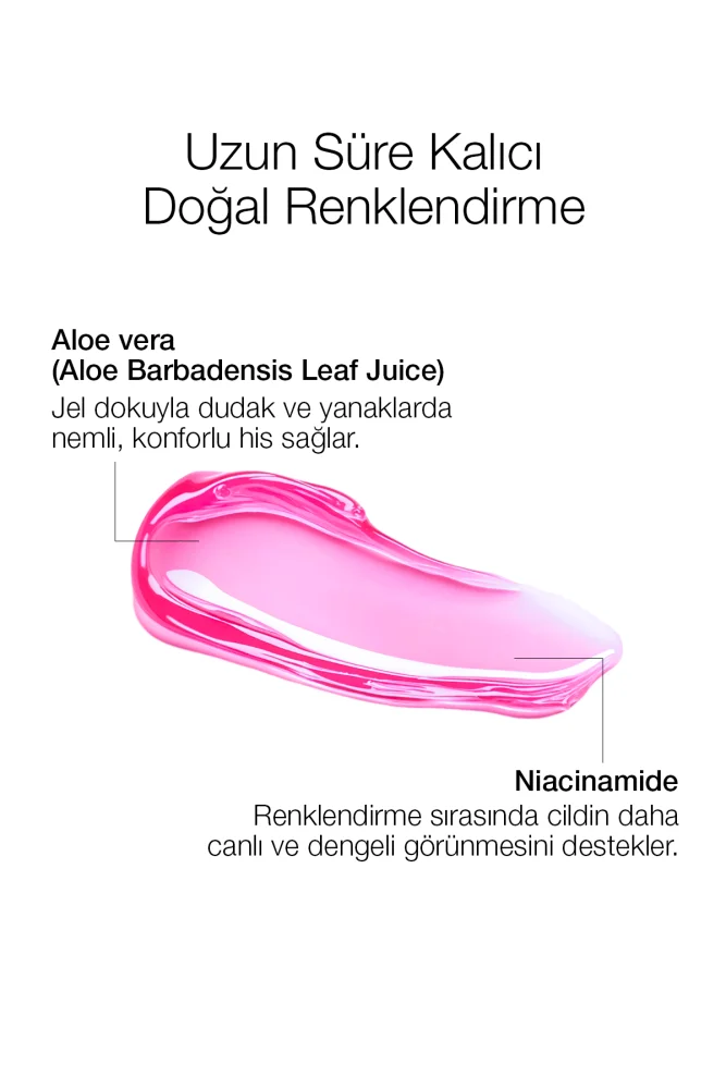 PROCSIN Milky Jelly Doğal Görünüm Dudak ve Yanak Renklendirici Allık Pembe (Pink) 5 GR - 4