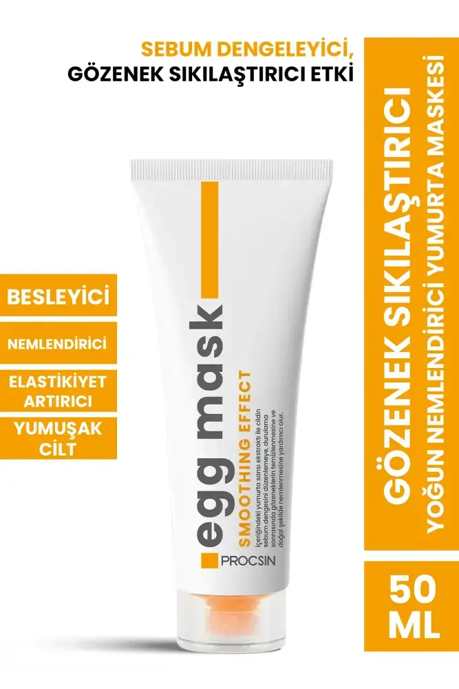 PROCSIN Gözenek Sıkılaştırıcı Yoğun Nemlendirici Yumurta Maskesi 50 ML - PROCSIN
