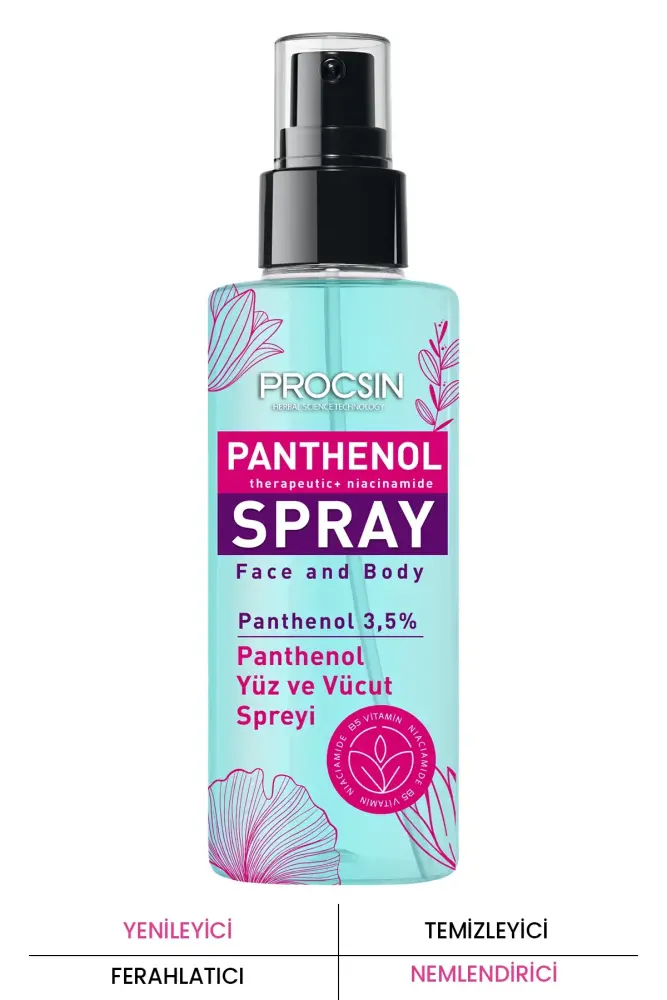 PROCSIN Panthenol Face and Body Spray 100 ML - Thumbnail