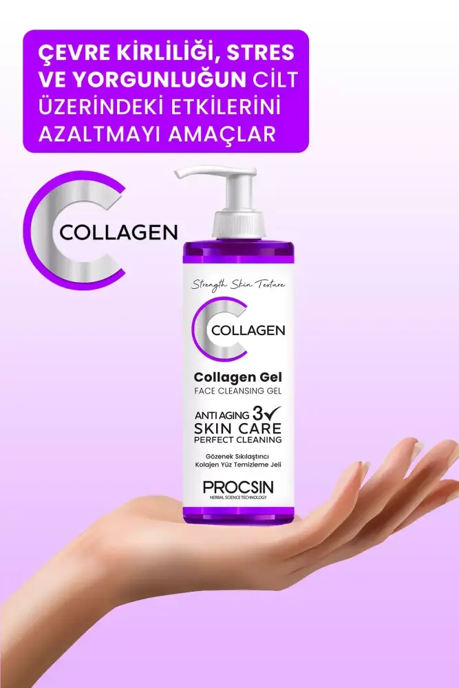PROCSIN Pore Tightening Collagen Facial Cleansing Gel 150 ML - 4