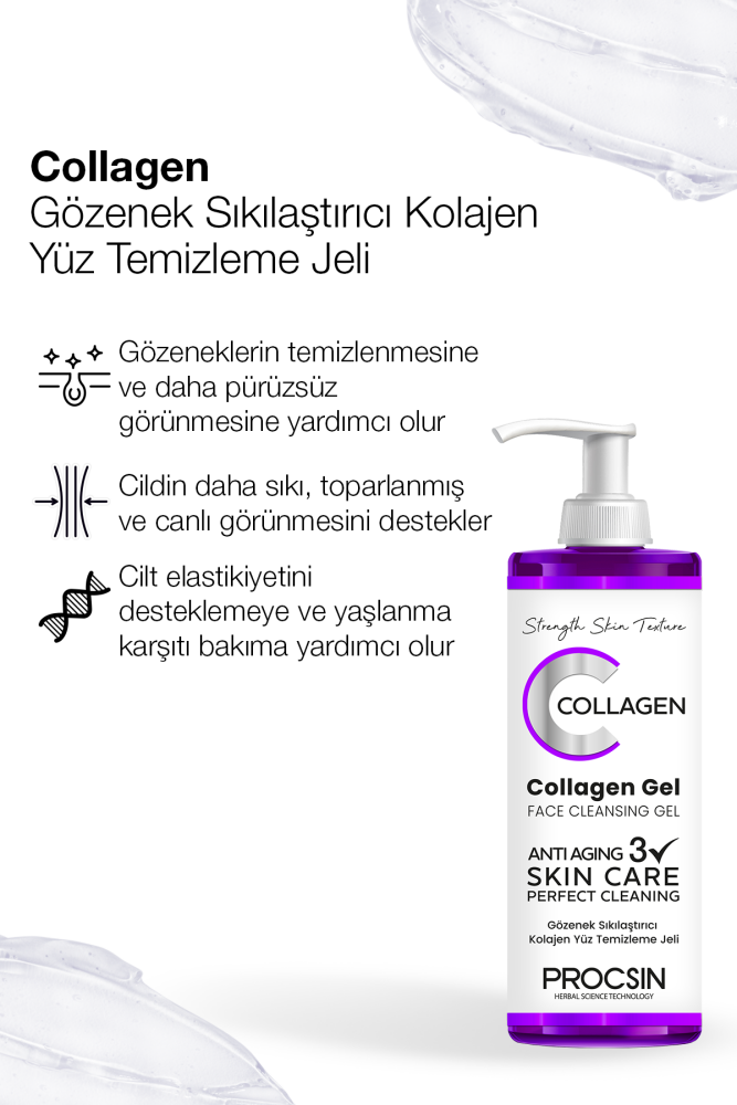 PROCSIN Pore Tightening Collagen Facial Cleansing Gel 150 ML - PROCSIN (1)
