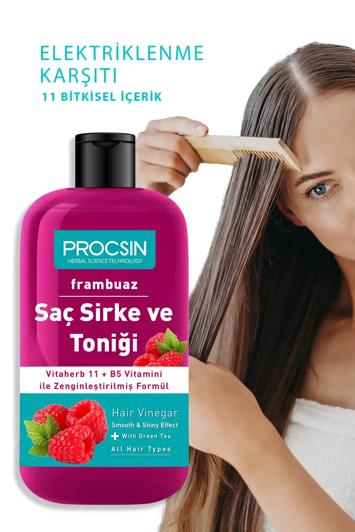 PROCSIN Raspberry Hair Vinegar and Tonic 250 ML - 4