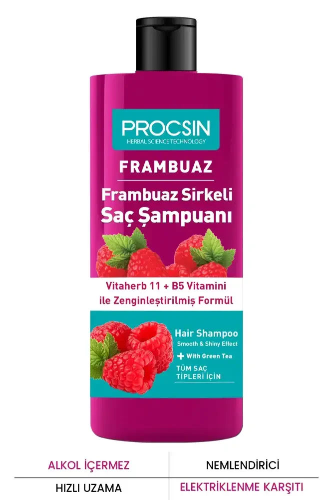 PROCSIN Raspberry Vinegar Shampoo 300 ML - PROCSIN