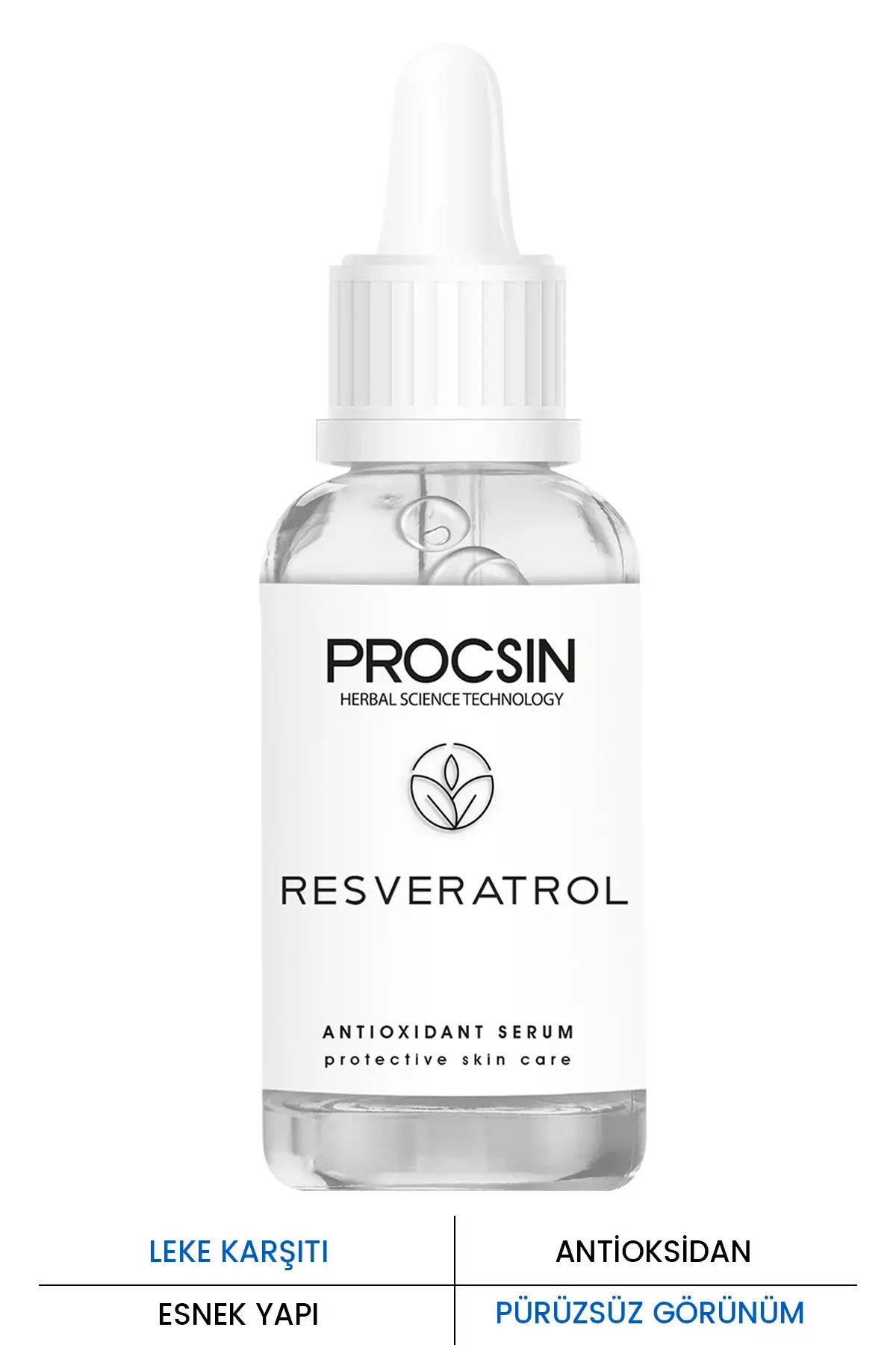 PROCSIN Leke Karşıtı Antioksidan Resveratrol Serum 20 ML - 1