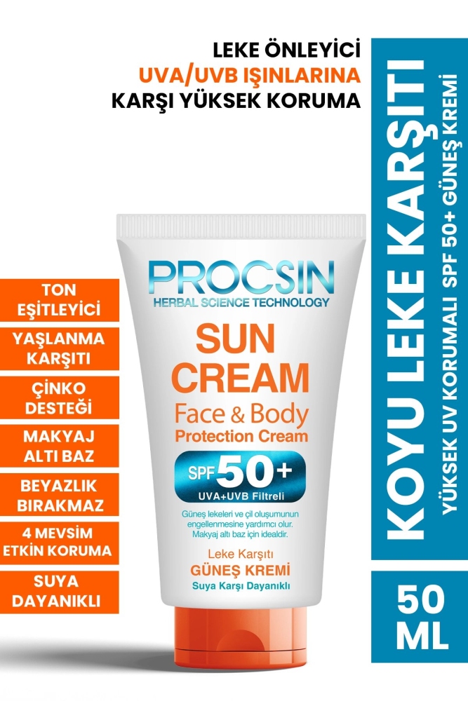 PROCSIN Sunscreen Face SPF 50+ 50 ML Mini Size - 1