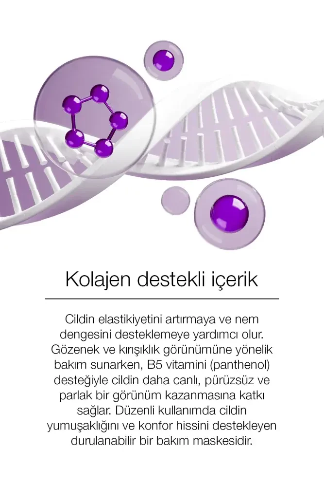 PROCSIN Yaşlanma ve Kırışıklık Karşıtı Kolajen Maske 50 ML - 3