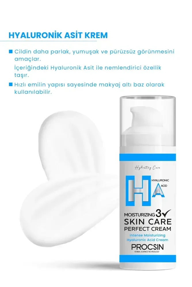 PROCSIN Yoğun Nemlendirici Hyaluronik Asit Krem 50 ML - 4