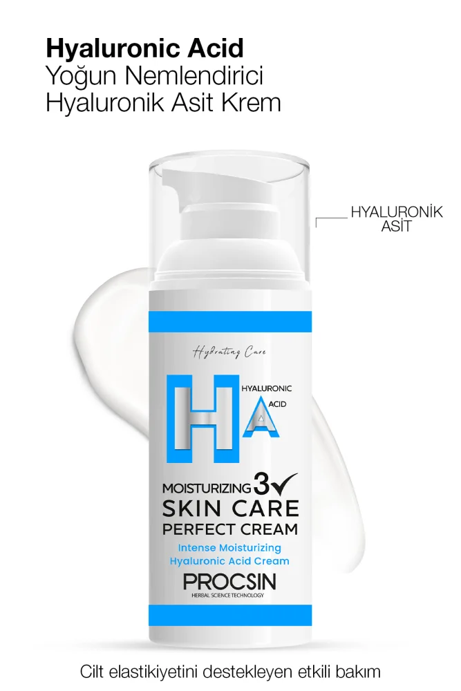 PROCSIN Yoğun Nemlendirici Hyaluronik Asit Krem 50 ML - 1
