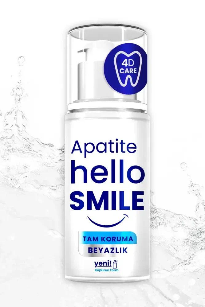 Apatite Hello Smile Tam Koruma 4D Beyazlatıcı Diş Macunu 50 ML - 4