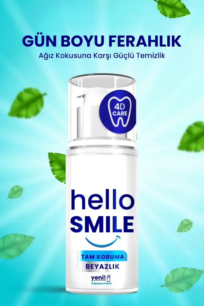 HELLO SMILE Tam Koruma 4D Beyazlatıcı Diş Macunu 50 ML - 3