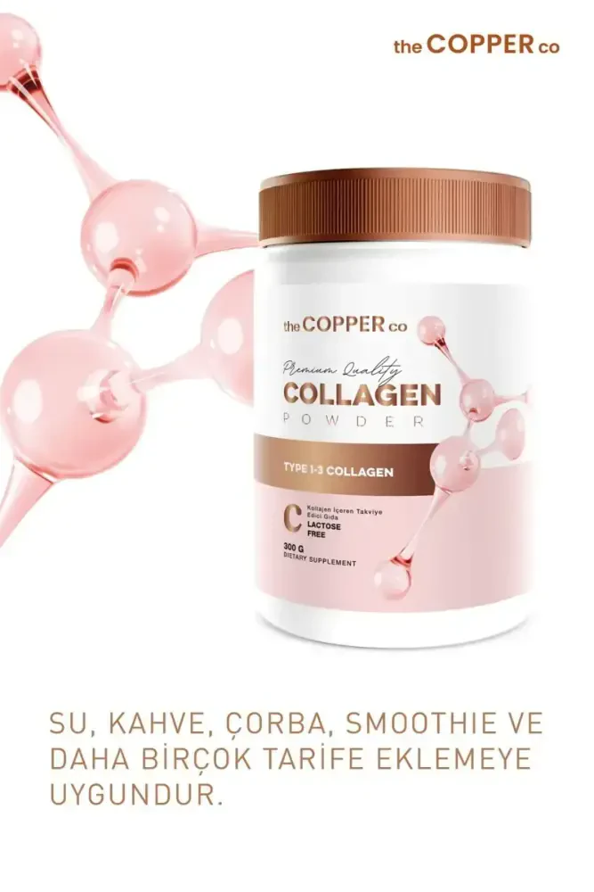 The Copper Co %100 Saf Ve Doğal Yüksek Kalite Çift Hidrolize Kolajen Peptitler içeren Diyet Takviyesi - 2