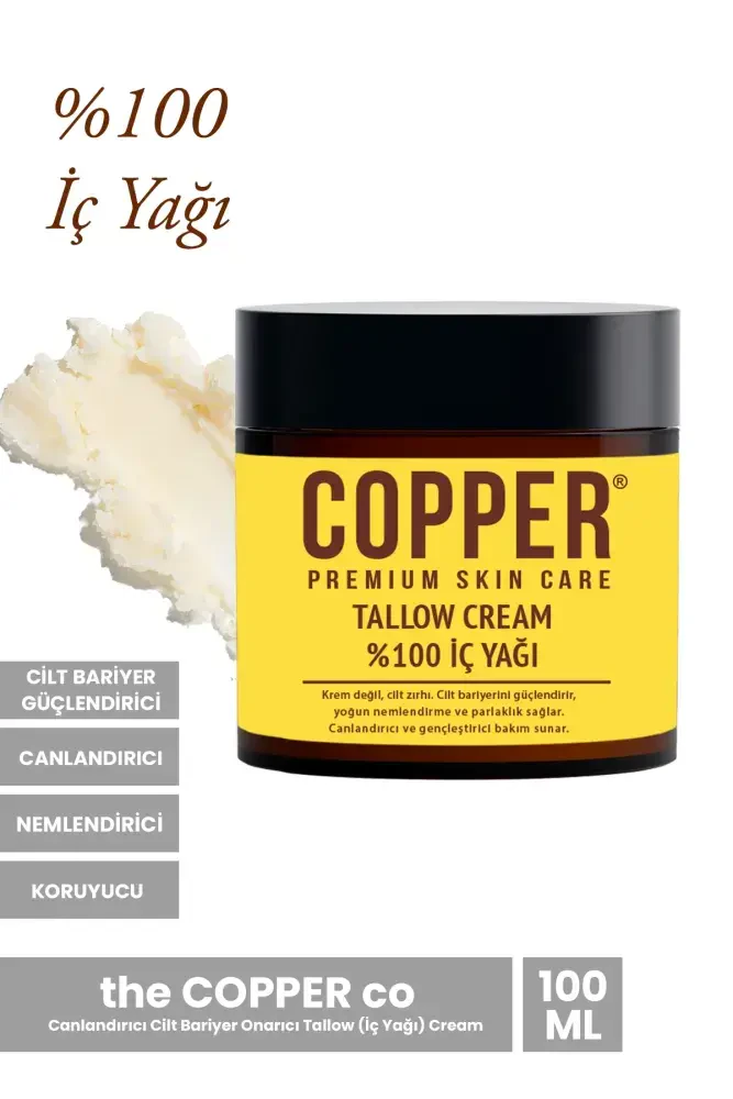 The Copper Co Canlandırıcı Cilt Bariyer Onarıcı Tallow (İç Yağı) Cream 100 ML - THE COPPER CO