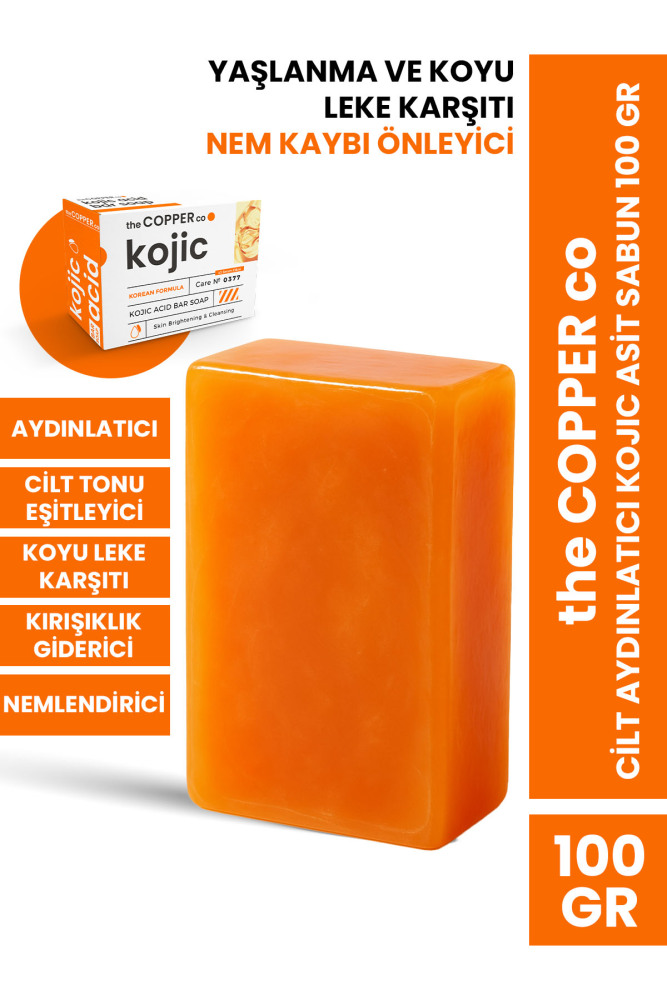 The Copper Co Cilt Aydınlatıcı Kojic Asit Sabun 100 GR - THE COPPER CO