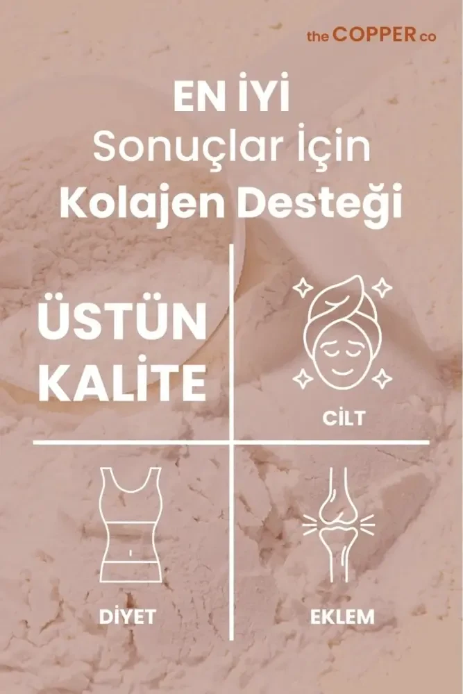 The Copper Co Kolajen, Resveratrol ve Hyaluronik Asit İçeren Yüksek Kalite Tablet (1000 mg) - 2