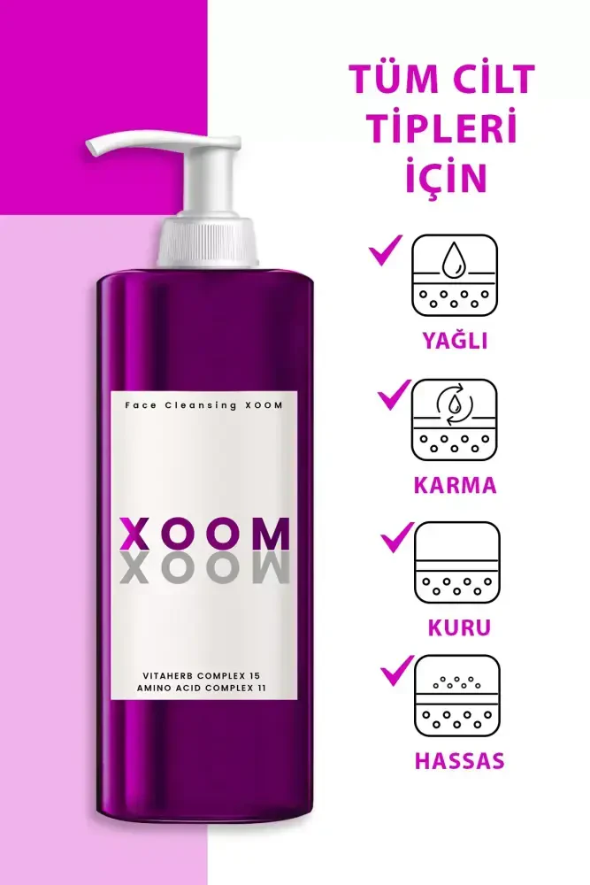 PROCSIN Xoom 3 in 1 (Temizleme Yağı + Temizleme Jeli + Micellar Su) Bakım ve Temizleme Xoomu 150 ML - 5