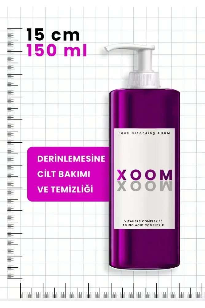 PROCSIN Xoom 3 in 1 (Temizleme Yağı + Temizleme Jeli + Micellar Su) Bakım ve Temizleme Xoomu 150 ML - 11