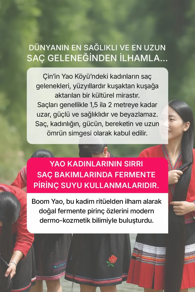 Yao Village(Köyü) Uzamayı Destekleyen ve Dökülme Önleyici Saç Spreyi - 2